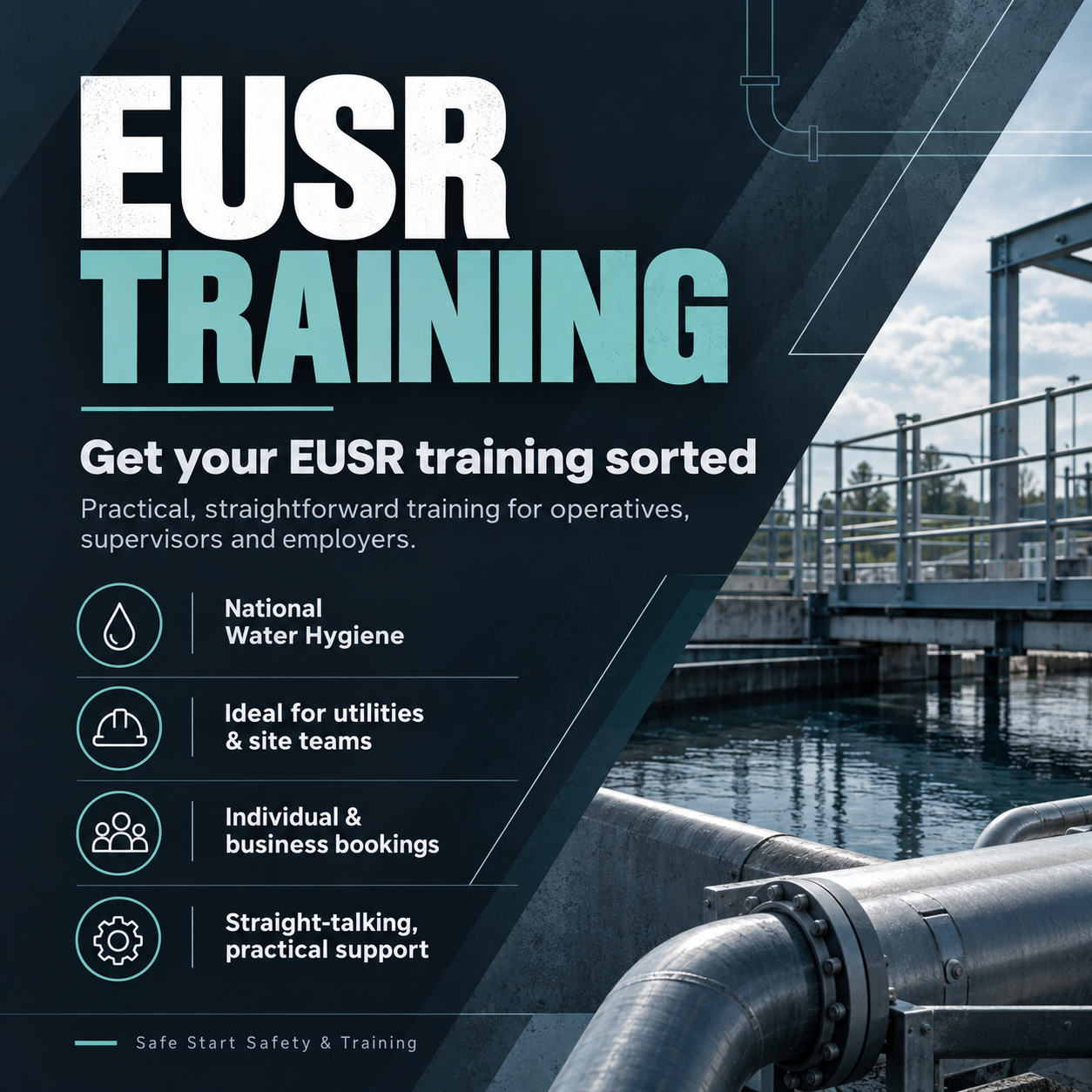 EUSR training in Swindon from Safe Start Safety & Training for water, utilities and site teams